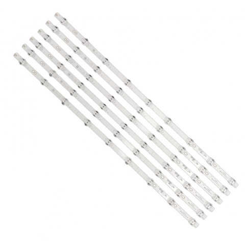 LED pašvietimo juostų komplektas Hisense 65" ekranui 6vnt